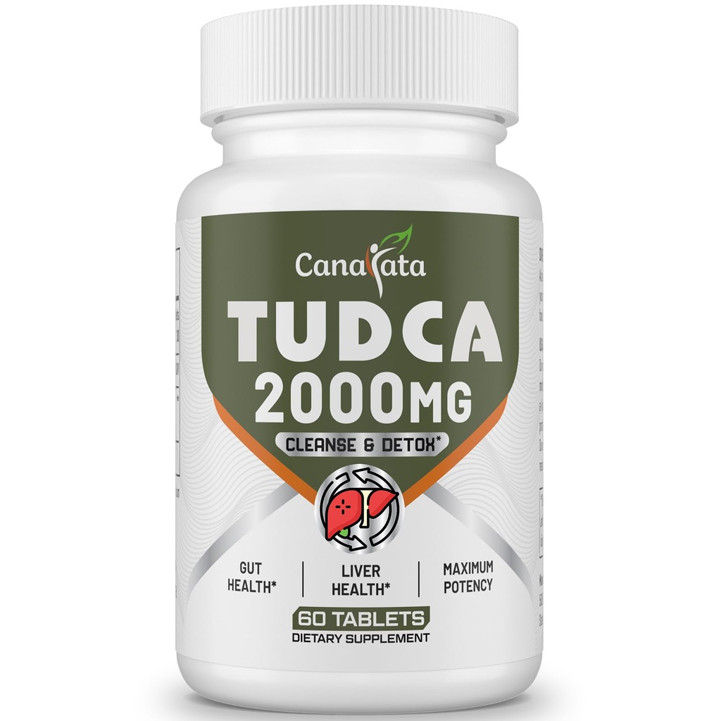 Συμπληρώματα ήπατος TUDCA 2000mg - Ισχυρή Bile Αλάτια Υποστήριξη ήπαρ Detox & Cleanse - Συκώτι και Gallbladder Health Formula-Easy να καταπιούν δισκία 30 ημέρες προσφοράς
