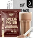 Δοκιμάστε όλα 8 – Σοκολάτα Vegan Protein Powder Pack – 20g Βιολογική φυτικής προέλευσης πρωτεΐνη – Μη ΓΤΟ, χωρίς γλουτένη, χωρίς γαλακτοκομικά, χωρίς σόγια – Χαμηλή ζάχαρη – Καθαρή, εύκολη στο ξύρισμα – Smoothie Friendly