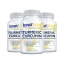 Έρευνα Επαληθευμένο Κουρκουμίνη - με BioPerine, Curcumin C3 Complex - Vegan - Made in The USA - 180 Caps - Made in The USA