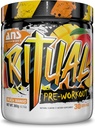 ANS Performance Ritual Pre Workout (30 Services, 12.7 oz) - Complete Preworkout Formula - Ενέργεια, Focus, & Strength - Αυξήστε την παραγωγή ισχύος και τον όγκο προπόνησης - Αντοχή & Stamina (Peach Mango)