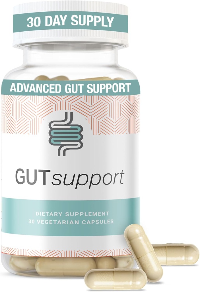 IBDassistTM Gut Support Capsule - Συμπληρώματα για την Υγεία και την Πέψη - Δυσκοιλιότητα & Περιστασιακά Ανακούφιση για γυναίκες και άνδρες* - Πλήρης με βιταμίνη D3, Α, Ε, Ψευδάργυρος & Περισσότερα - 30 Κάψουλες