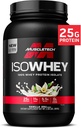 Δοκιμές μυών ISO Whey Isolate Protein Powder, Vanilla - Συμπληρώματα γυμναστικής για Lean Μύες Κερδίζοντας & Ανάκτηση βάρους - 25g Πρωτεΐνη, BCAA, EAA & 0 Προστιθέμενη Ζάχαρη - 2lbs