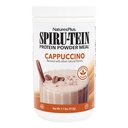 NaturesPlus SPIRU-TEIN Shake - Cappuccino Flavor - 1,1 lbs, Spirulina Protein Powder - Αντικατάσταση γεύματος με βάση το φυτό, Βιταμίνες & Ορυκτά για την Ενέργεια - Χορτοφαγικά, Χωρίς Γλουτένη - 16 Σερβιέτες