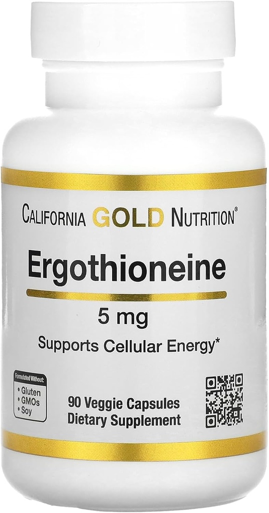 Καλιφόρνια Gold Nutrition Ergothionine, 5 mg, 90 κάψουλες Veggie
