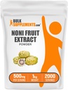 BulkSupplements.com Noni Fruit Extract Powder - Noni Fruit Supplement, Superfood Powder - Χωρίς γλουτένη, 500mg ανά Σερβίρισμα, 1kg (2,2 lbs) (πακέτο των 1)