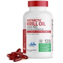 Bronson Ανταρκτική Krill Oil 2000 mg με Omega-3s EPA, DHA, Ασταξανθίνη και φωσφολιπίδια 120 Softgels (60 Services)