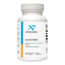 XYMOGEN K2-D3 5000 - Βιταμίνη D3 K2 - Βιοδιαθέσιμη βιταμίνη D 5000 IU (χοληκαλσιφερόλη) με MK-7 - Καρδιά, Αρτηριακή, Υγεία των οστών + Συμπλήρωμα Ανοσοποιητικής Υποστήριξης (60 Κάψουλες)