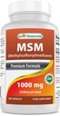 Best Naturals MSM 1000 mg 180 Καψάκια