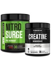 Jacked Factory NITROSURGE Pre Processed Supplement (Cherry Limeade) Creatine Monohydrate Powder (150g) για ανάπτυξη μυών, αυξημένη δύναμη, ενισχυμένη ενέργεια