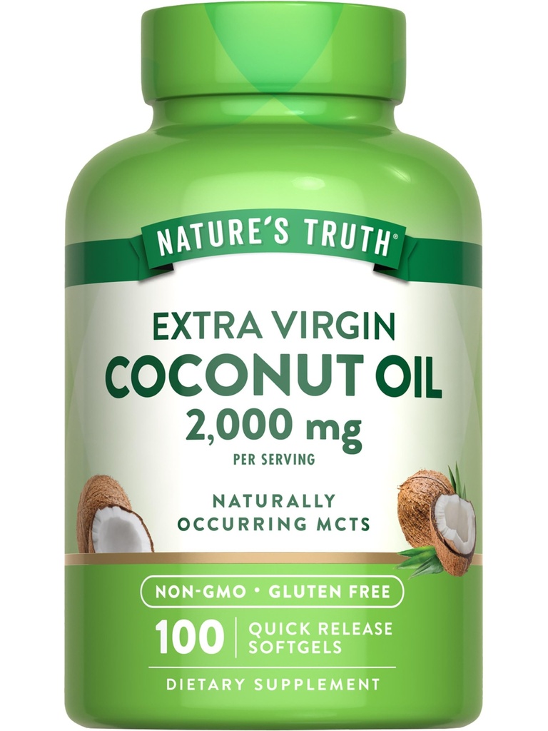 Nature's Truth Coconut Oil Supplement 