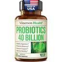 Probiotics for Women & Men with Prebiotics - 40 δις CFU Probiotics for Digestive Health, Gut Health & Immune Support Supplement - Lactobacillus Acidophilus Probiotic - Χορτοφαγικά, Σόγια & Γαλακτοκομικά