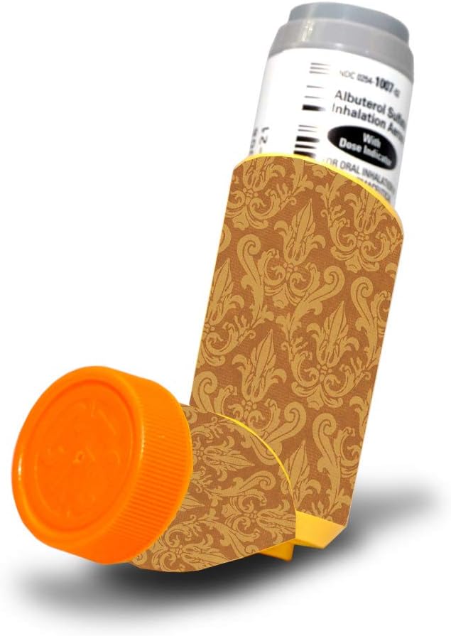 MightySkins Skin for Proventil HFA Asthma Inhaler - Χρυσές φυσαλίδες 