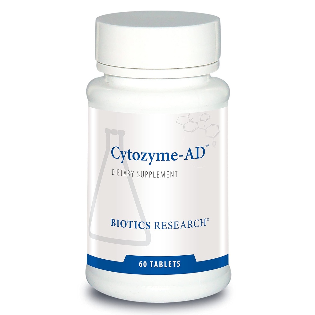 Biotics Research Cytozyme AD Υποστηρίζει υγιή επίπεδα ενέργειας, προωθεί την ηρεμία 60 δισκία