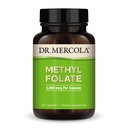 Dr. Mercola Methyl Folate - Supports Detoxification & Cellular Health - 5-MTHF Folate - Bioavailable Formula - 5 mg - 30 Capsules