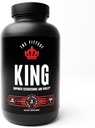 The Fittest King - Testosterone Booster Supplement - Υποστηρίζει την υγεία ορμονών, Stamina, & Strength - Περιλαμβάνει χόρτο που τροφοδοτείται με συκώτι βοοειδών, marrow των οστών, καρδιά & όρχι - 180 κάψουλες