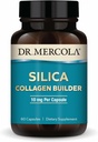 Mercola Silica Collagen Builder - Plant-based Silica συμπλήρωμα για την υποστήριξη του δέρματος, των μαλλιών, των νυχιών και της υγείας των οστών - Μη Γλουτένη-ελεύθερος & χωρίς σόγια - 60 κάψουλες (60 εξυπηρετούν)