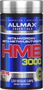 ALLMAX HMB 3000 (120 κάψουλες Veggie) - Υποστηρίζει μυϊκή δύναμη & μειώνει τη διάσπαση των μυών - μη ΓΤΟ, χωρίς γλουτένη - 30 εξυπηρετούν