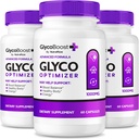 NutraRize (3 Pack) GlycoBoost - Επίσημη φόρμουλα υποστήριξης αίματος Glyco Boost, όλες οι φυσικές κάψουλες για υγιή και σταθερά επίπεδα, GlycoBoost Body Cleaner, Glyco Boost Optimizer (180 κάψουλες)