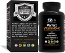 HFL Perfect Vitamin D&K by Dr. Sam Robbins | Vitamin D3 & K2 (MenaQ7® MK-7) | 3 Month Supply | 2X Absorbable | Vegan, Plant-Based, Micro-Encapsulated.