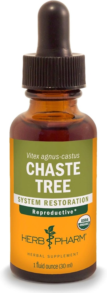 Βότανο Pharm Chaste Tree Liquid Extract για γυναικεία αναπαραγωγική υποστήριξη συστήματος - 1 ουγγιά (DCHASTE01)
