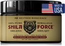 ShilaForceTM Shilajit Pure Gold-Grade Wild-Harved Himalayan Organic Live Resin - 500mg 70% Fulvic Acid & 10% Humic Acid με 85+ Trace Minerals, 30g Made in USA, Brown