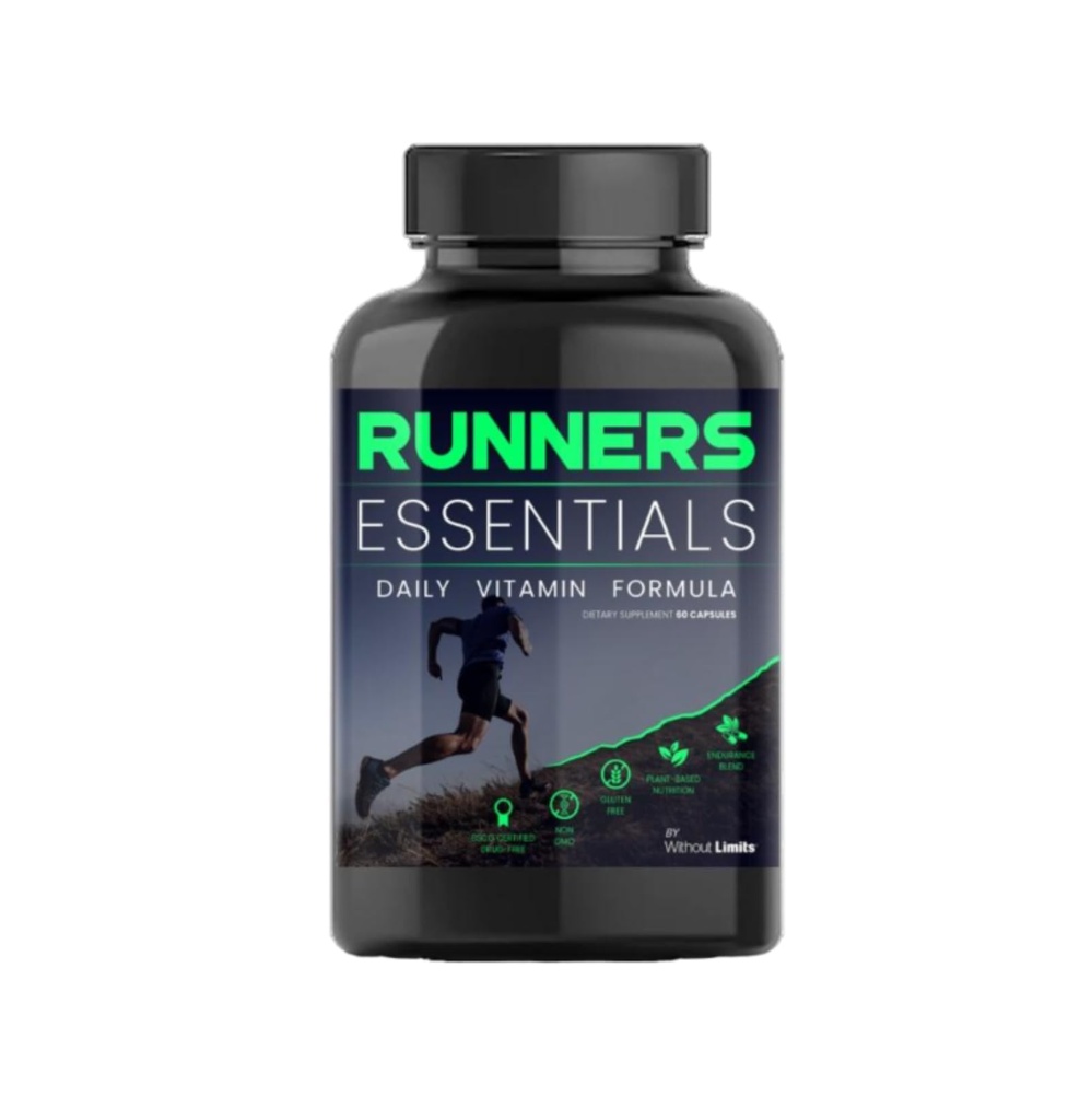 Χωρίς όρια Runners Απαραίτητη καθημερινή φόρμουλα βιταμίνης - Runners Καθημερινή βιταμίνη - Ένα μήνα προσφοράς - 60 κάψουλες