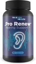 Pro Renew ακουστική υποστήριξη - Περιέχει βιταμίνη D & αντιοξειδωτικά για την υποστήριξη της εσωτερικής & μέσης υγείας του αυτιού - Προώθηση βελτιωμένης κυκλοφορίας - Σύνθετη φόρμουλα ακοής για υγιή ακοή