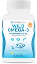 Triple Strength Fish Oil Omega 3 2400mg ανά Σερβίρισμα - Burpless, Lemon Flavored Μη ΓΤΟ, Γλουτένη & Χωρίς σόγια – 30 Μερίδες