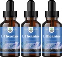 Natures Craft Υψηλή Απορρόφηση L-Theanine Liquid Drops - Nootropic Focus Supplement with L Theanine 200mg Per Serving and Chamomile Extract - Συμπλήρωμα για Ενήλικες και Παιδιά Χαλάρωση και Εστίαση - 6oz