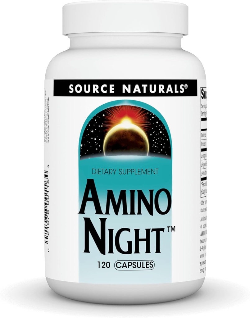 Source Naturals Amino Night - Advanced Amino Acid Formula* - 120 Κάψουλες