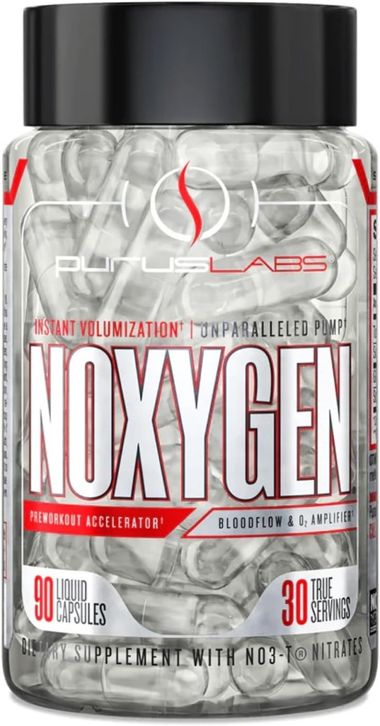 Purus Labs NOXygen Liquid Capses Pre-Workout Accelerator 