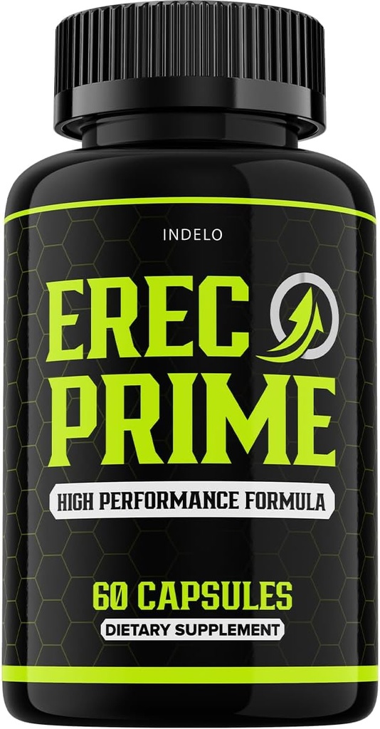 ErecPrime Pills for Men, Erec Prime High Performance Supplements, Erec Prime Advanced Formula, ErecPrime Reviews, ErecPrime24 (60 Capsules)