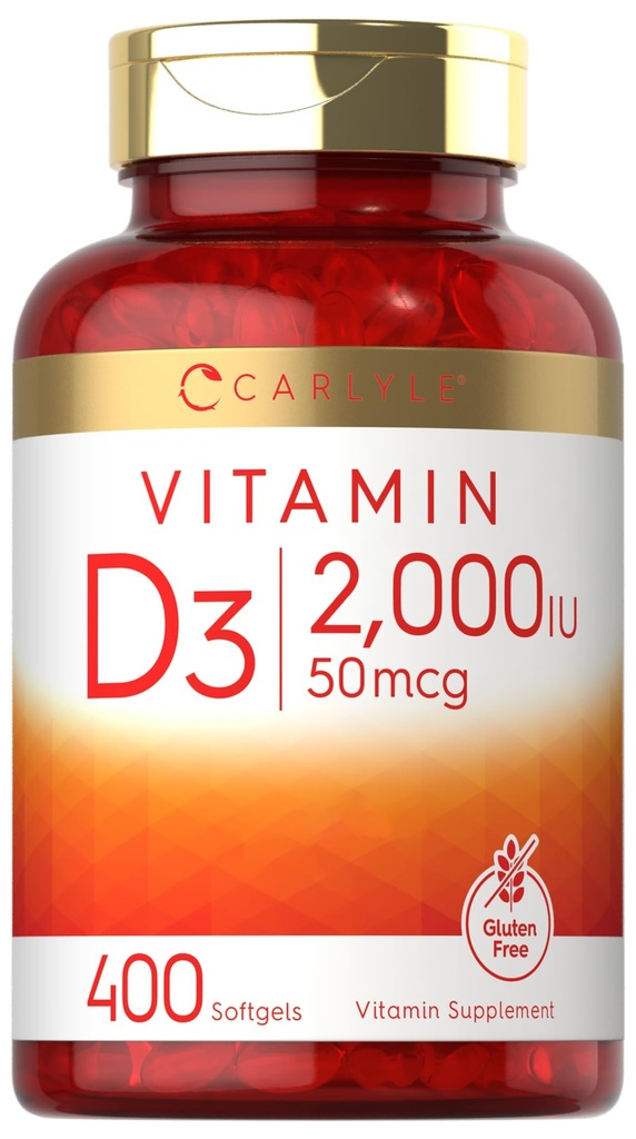 Carlyle Βιταμίνη D3 2000IU Softgels 
