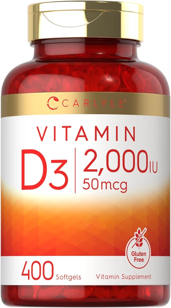 Carlyle Βιταμίνη D3 2000IU Softgels 