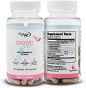 Vagy Rejuvenation BioticLife Probiotic for Women – Προβιοτικά για την Κολπική, Digestive & Urinary Υγεία – Συμπλήρωμα με Πρεβιοτικά & Εκχύλισμα Κράνμπερι – 60 Κάψουλες