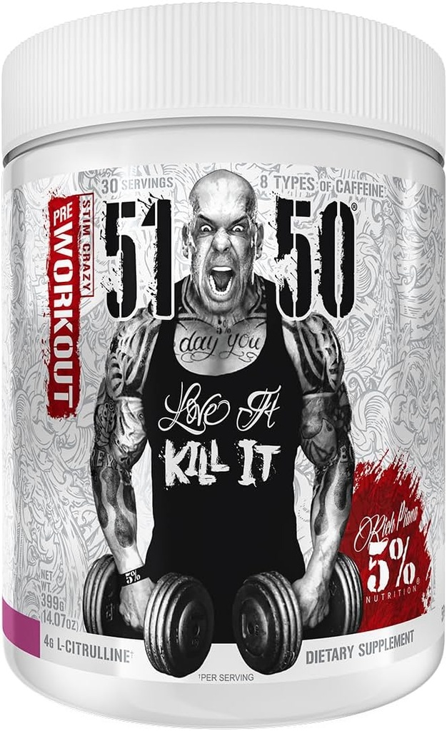 Πλούσια Piana 5% Διατροφή 5150 High Stim Pre-Workout Powder 