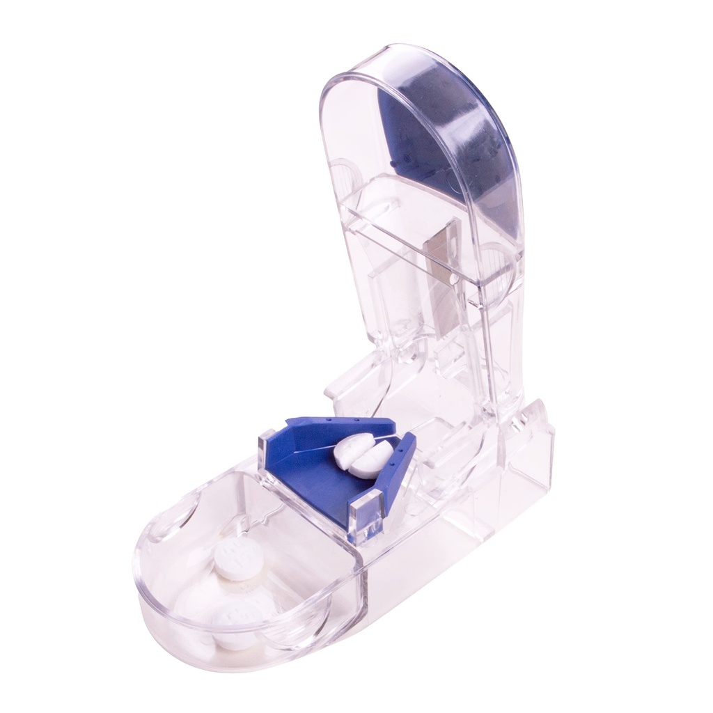 Apex Ultra Pill Cutter, Professional Medical Pill Splitter with Retracting Blade Guard, για ακριβής κοπής μικρών ή μεγάλων δισκίων, βιταμινών, μπλε/πράσινων και καθαρών, 1 Count, Compact & Travel-Friendly