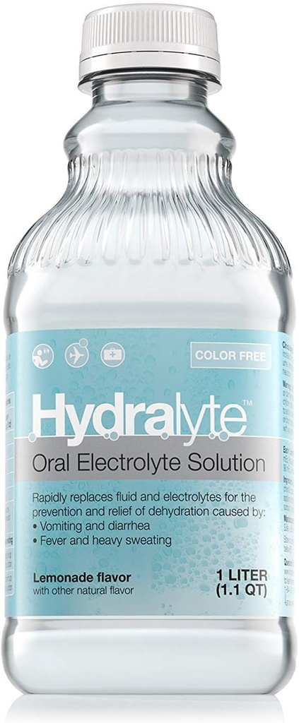 Hydralyte Ηλεκτρολυτική Λεμονάδα Υγρό 33.8 oz. (2 Συσκευασία)