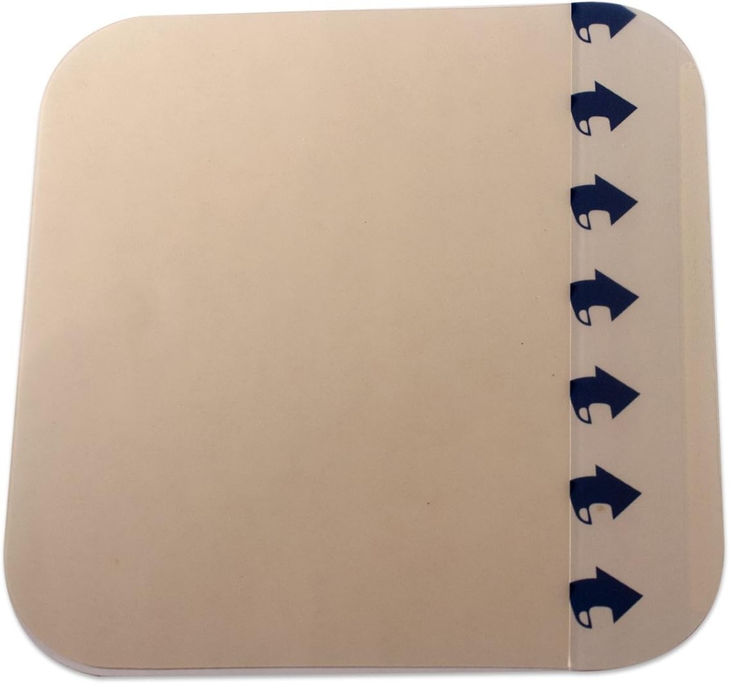 Dynarex DynaDerm Hydrocolloid Dressings, Sterile Moist Banges for Wounds, 6" x 6," Extra Thin & Latex-Free, Πλοία σε Peel-Down Patches, 1 Κουτί των 5 Dressings