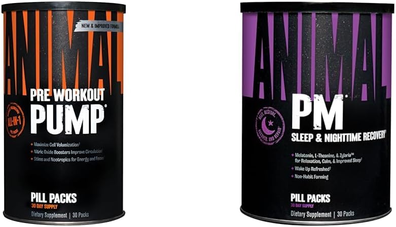 Animal Pump Preworkout PM Nighttime Recovery Complex (30 κόμης)