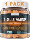 L-Glutamine 1000mg Gummies για γυναίκες & άνδρες με Βήτα-Αλανίνη, BCAAs, Μαγνήσιο Γλυκινικό, Κάλιο & Ashwagandha 