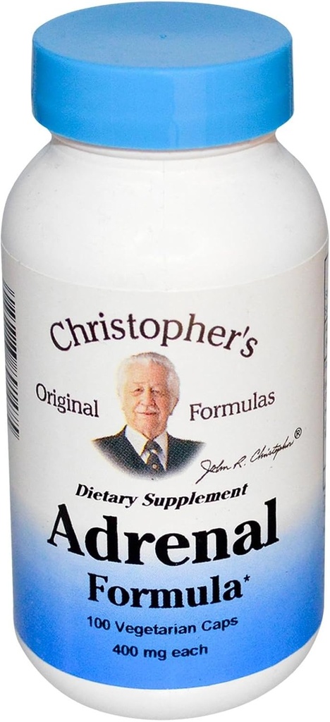Φόρμουλα Δρ Christopher του Adrenal Formula - 400 mg - 100 Caps