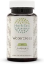 HerbEra Watercress 60 Capsules, 800 mg, Concentrated Liquid Drops Natural Watercress (Nasturtium Officinale) Dried Herb (60 Capsules)