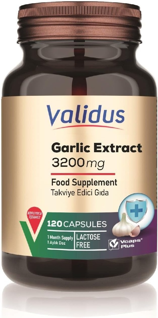 VALIDUS Σκόρδο 3200 mg 120 Καψάκια