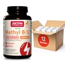 Jarow Formulas Ultra Strength Methyl B-12, Συμπλήρωμα διατροφής για την παραγωγή Cellular Energy, 100 Tropical-Flavored Chewable Tablets, Μέχρι 100 ημέρες προσφοράς, Συσκευασία των 12