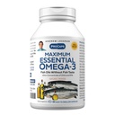 ANDREW LESSMAN Maximum Essential Omega-3 Orange - 60 Softgels - Ultra-Pure, Omega-3 Oils υψηλής ισχύος. Υψηλή DHA, Δεν Στομάχι Αναστατώνεται, Δεν Μόλυνση, Δεν Ερμή. Μικρό εύκολο να καταπιείτε Softgels
