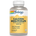 Solaray Calcium Bisglycinate 1000mg με βιταμίνη D-3, Chelated Calcium Supplement for Bone Strength and Healthy Teeth Support, Enhanced Abportion and Easy to Digest, 30 Servings, 120 VegCaps