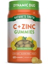 Η αλήθεια της φύσης Βιταμίνη C Gummies με ψευδάργυρο για ενήλικες 