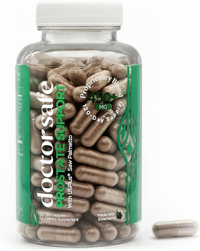 Saw Palmetto Prostate συμπληρώματα με USPlus Πριόνι Palmetto για άνδρες & γυναίκες - Advanced Prostate Health & Hair Revitalization 