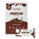 Supergut GLP-1 Ενίσχυση Prebiotic Bars, σοκολάτα Brownie - Gut Healthy Protein Snacks & Breakfast Bars - Keto-Friendly Meal Replacement Energy Bars (12 Count)